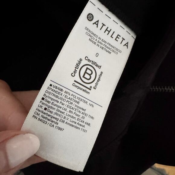 ATHLETA Endless High Rise Cargo Pant Black 0 - Picture 11 of 13
